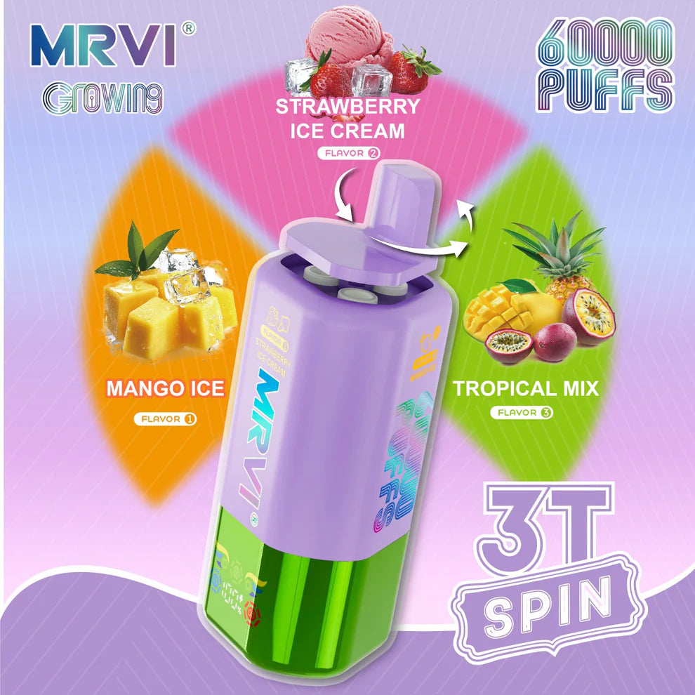 MRVI 60.000 Puffs - Vape 3 en 1