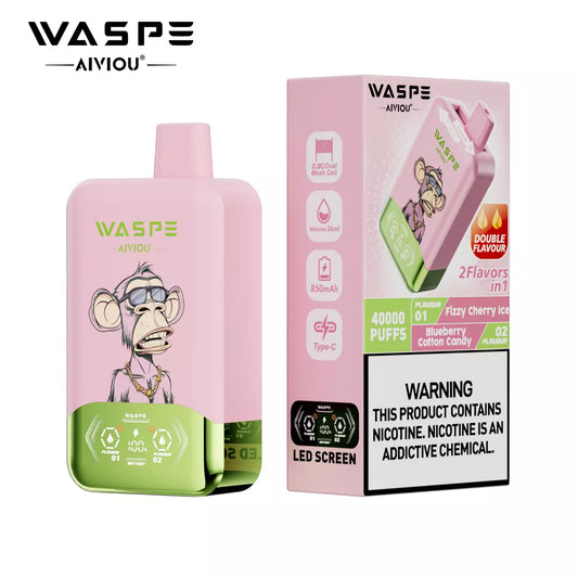 Waspe Aiviou 40.000 Puffs - Vape 2 sabores en 1