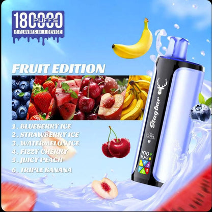 Stagbar 180.000 Puffs - Vape 6 sabores en 1