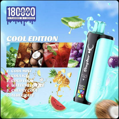 Stagbar 180.000 Puffs - Vape 6 sabores en 1