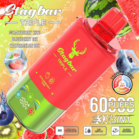 Stag Bar 60.000 Puffs - Vape 3 sabores en 1